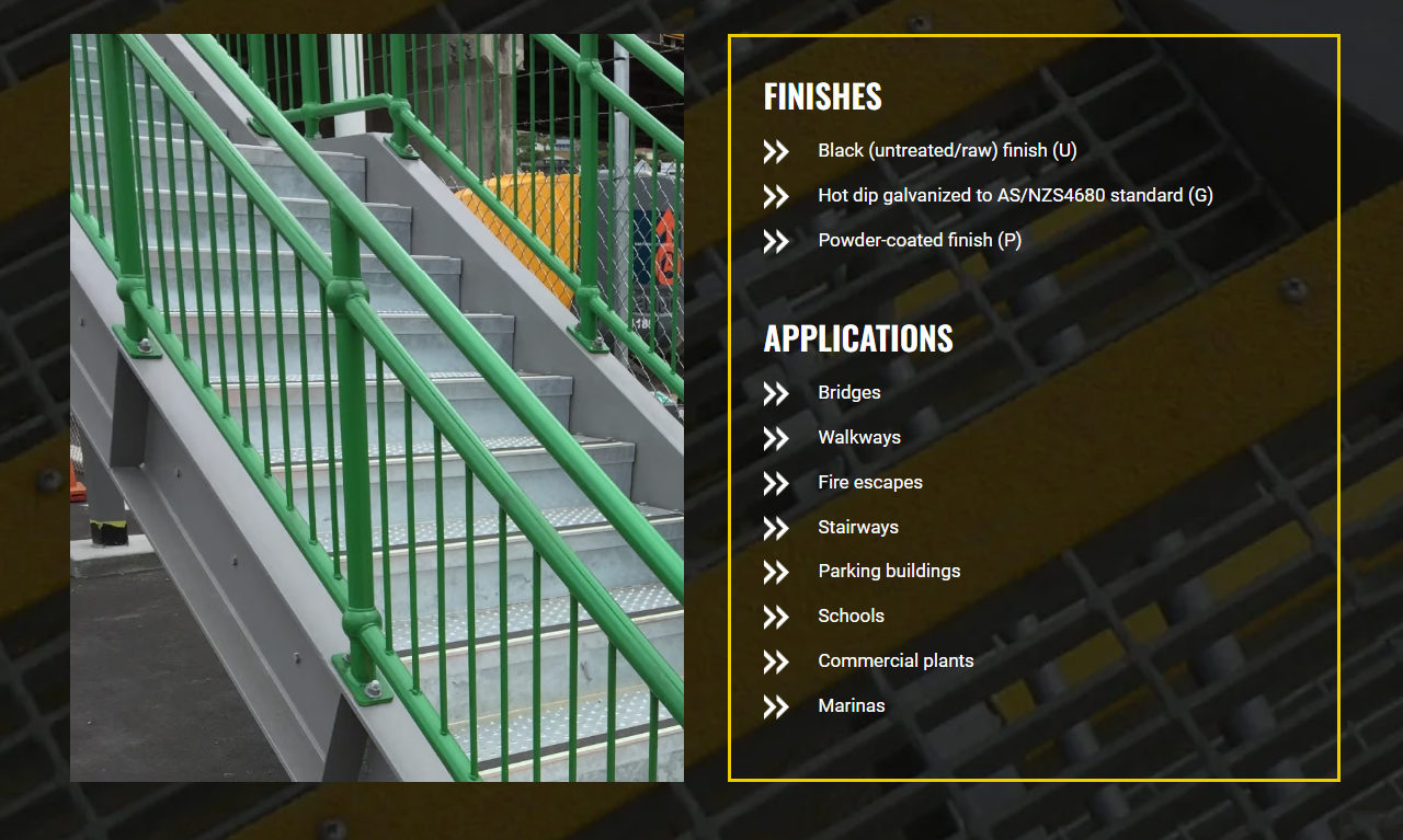 Christchurch Based Steel Grating Ltd Manufacturers of Ball Stanchion Systems for New Zealand.